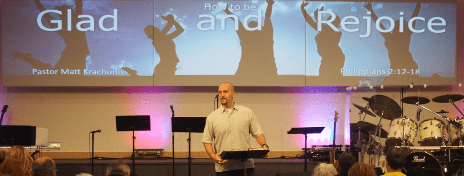 glad sermon pastor preaching