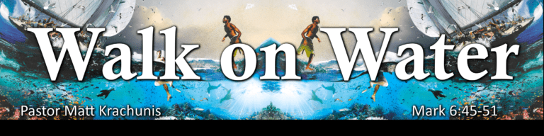 walking on water