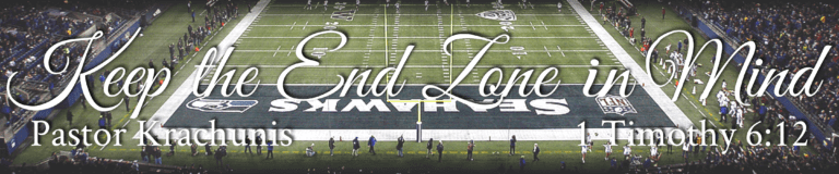 keep the end zone in mind