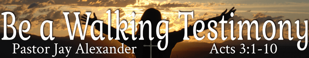 walking testimony