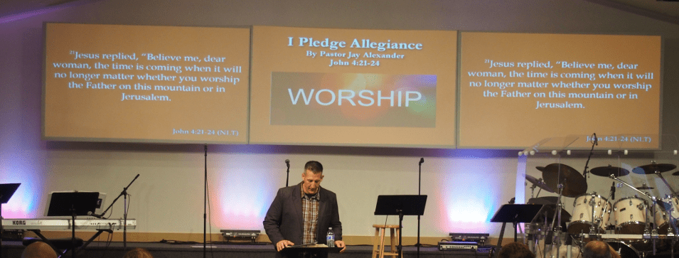 worshipping God