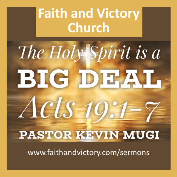 The Holy Spirit is a BIG deal ws