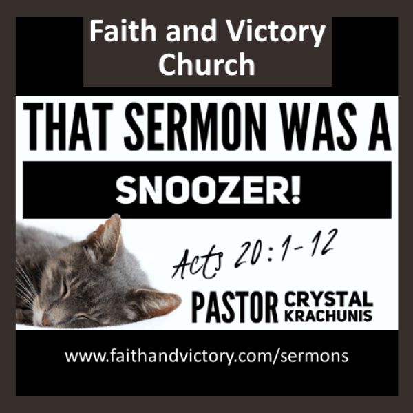 That Sermon was a Snoozer! ws