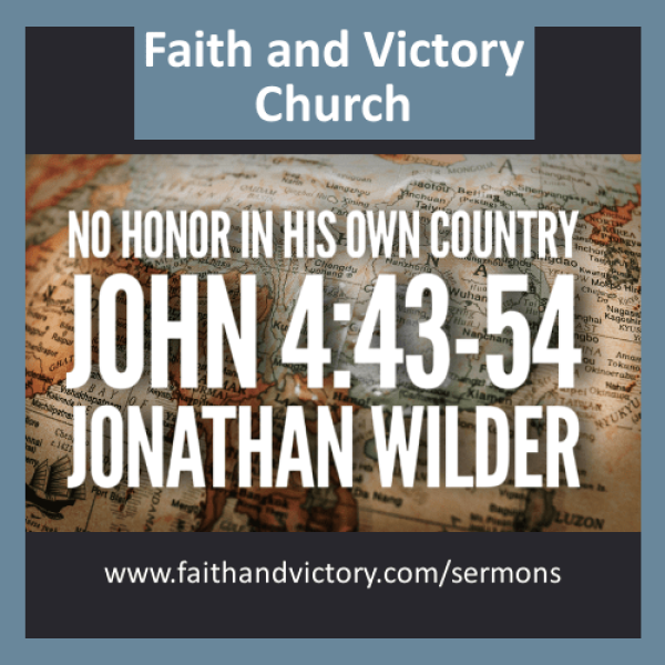 no honor in hisown country ws