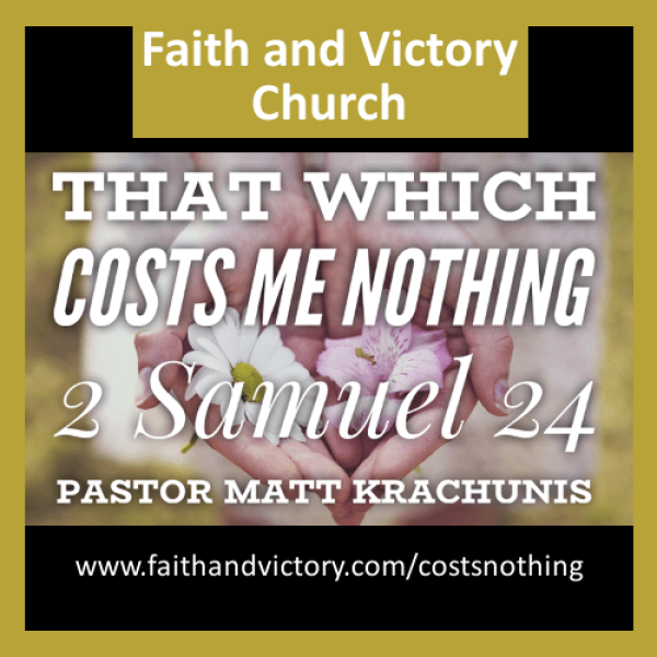 that which costs me nothing WS