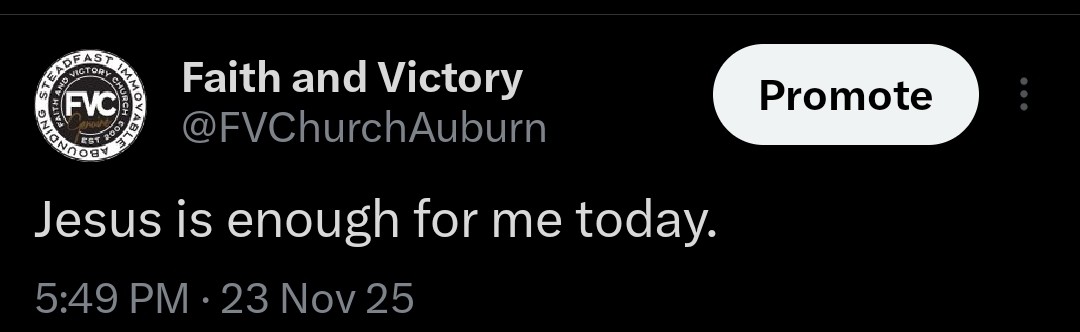 Jesus is enough for me Today