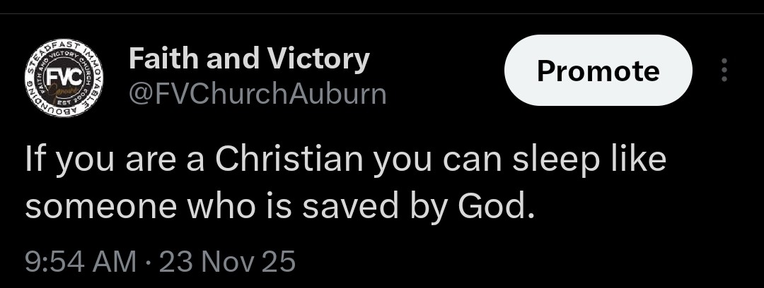 sleep like someone who is saved by God