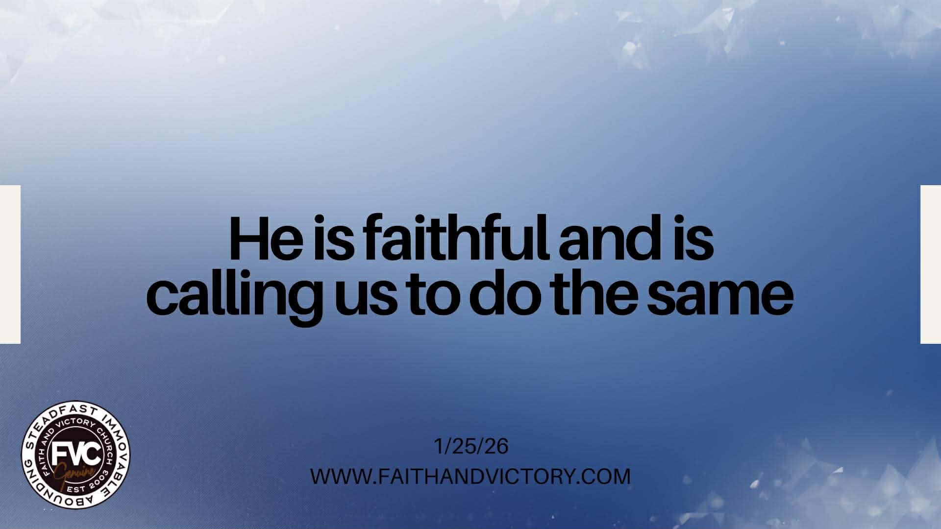 Faith Towards God Devotional