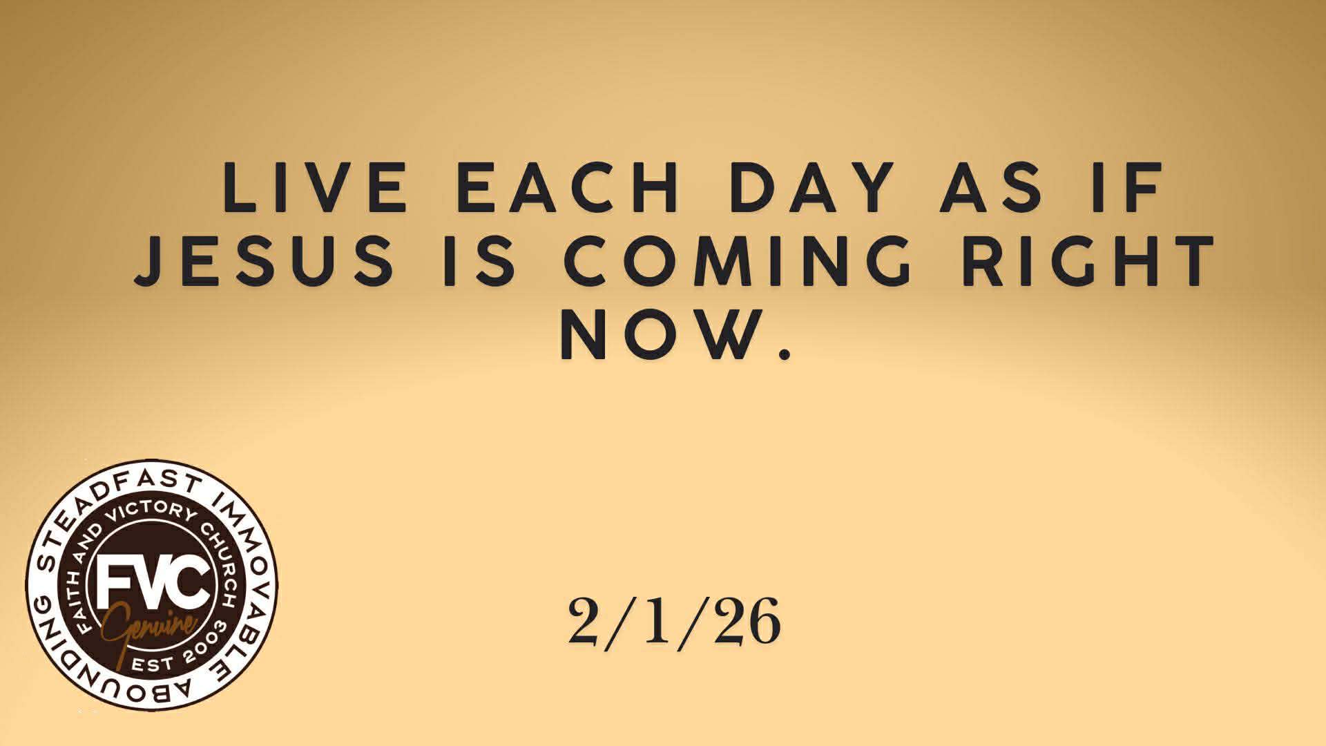Come Devotional