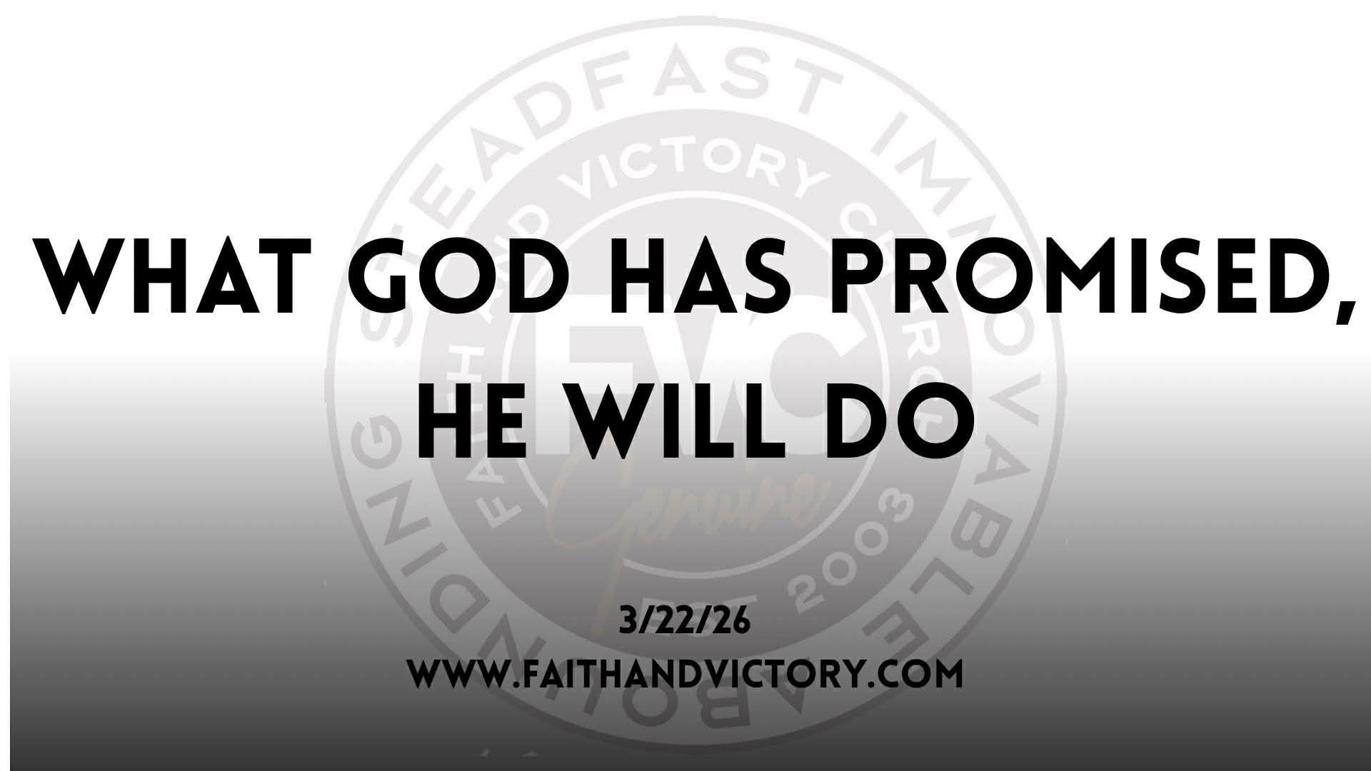 Power of a Promise 3