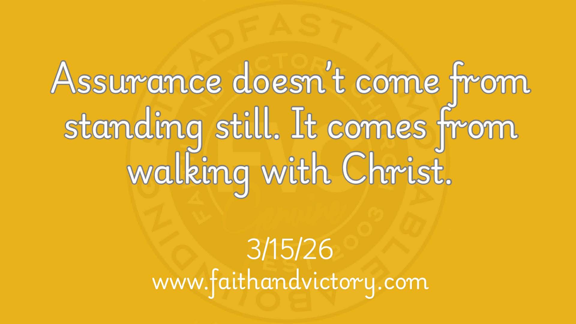 The Power of Assurance 3