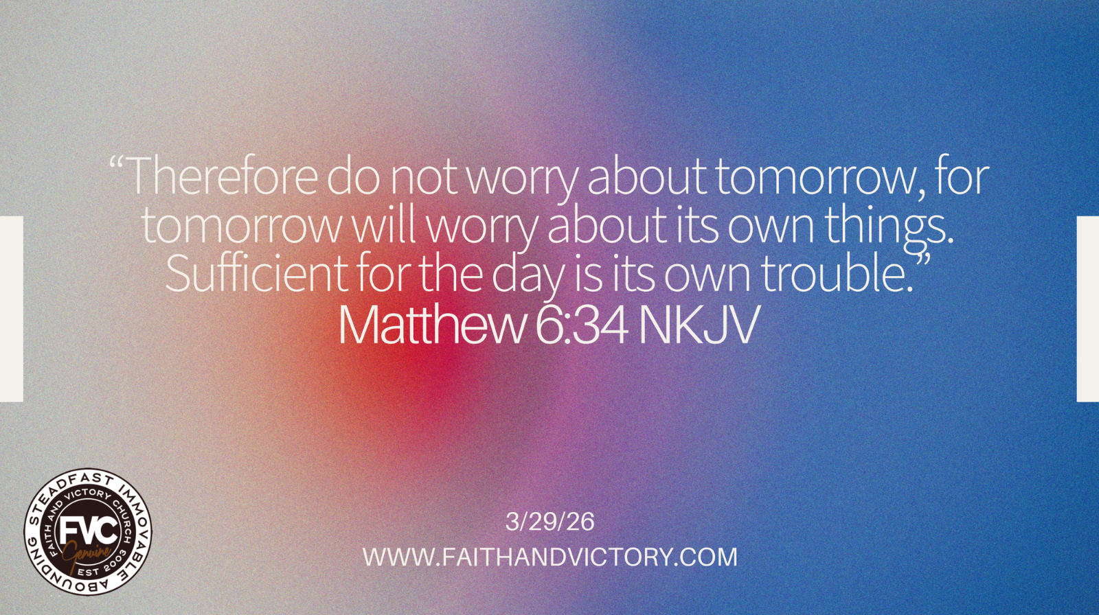 Victory Over Worry (1)